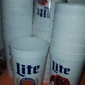 25PC  Lite Beer CHICAGO BEARS BPA Free Reusable Pl